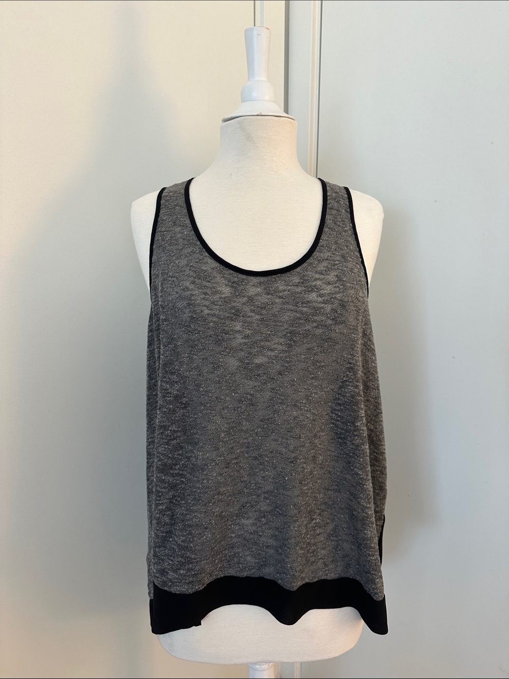 Forever 21 Heather Grey High Low Tank